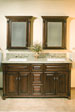 Molding Overlay Two Bowl Vanity Ensemble
